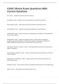 CADC Illinois Exam Questions With Correct Solutions&period;