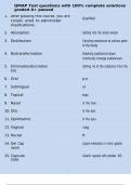 QMAP Test questions with 100&percnt; complete solutions graded A&plus; passed