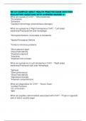 NR 341 COMPLEX ADULT HEALTH PRACTICE EXAM 2025&sol;2026 EVALUATION QUESTIONS WITH ANSWERS GRADED A&plus; 