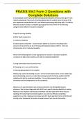 PRAXIS 5543 Form 2 Questions with Complete Solutions