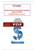 Strategic Compensation&colon; A Human Resource Management Approach&comma; 11th Edition by Martocchio - Test Bank&comma; All 1-14 Chapters Covered &comma;Latest Edition