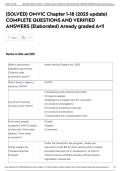 &lpar;SOLVED&rpar; OMVIC Chapter 1-18 &lpar;2025 update&rpar; COMPLETE QUESTIONS AND VERIFIED ANSWERS &lpar;Elaborated&rpar; Aready graded A&plus;&excl;&excl;
