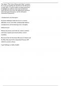 The Crisis of Democratic Order political science