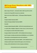 NM Scope Exam Questions with 100&percnt;  Correct Answers