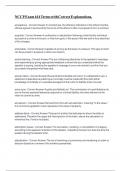 NCCP Exam 614 Terms with Correct Explanations&period;