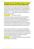 National and UST Mortgage Practice Exam 2 Questions And Answers Latest Update 2025&period;docx