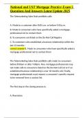National and UST Mortgage Practice Exam 5 Questions And Answers Latest Update 2025&period;docx