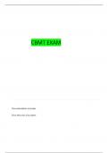 OFFICIAL CBMT PRACTICE QUESTIONS WITH COMPLETE ANSWERS