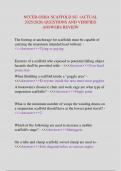 NCCER-OSHA SCAFFOLD SG &lpar;ACTUAL  2025&sol;2026&rpar; QUESTIONS AND VERIFIED  ANSWERS REVIEW