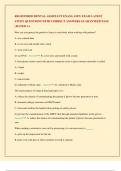 REGISTERED DENTAL ASSISTANT EXAM &lpar;AMT&rpar; EXAM LATEST STUDY QUESTIONS WITH CORRECT ANSWERS GUARANTEED PASS &vert; RATED A&plus;