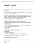 CMN 572 Exam 2 Questions and Answers 100&percnt; Solved