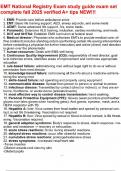 EMT National Registry Exam study guide exam set complete fall 2025 verified A&plus; tips NEW&excl;&excl;&excl;