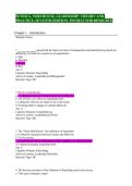 Leadership&colon; Theory and Practice &lpar;7th Edition&rpar; by Peter G&period; Northouse &vert; Test Bank Practice Questions and Study Guide
