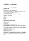 CNOR Exam Preparation NEWEST 2025&sol;2026 ACTUAL EXAM COMPLETE QUESTIONS AND CORRECT DETAILED ANSWERS &lpar;VERIFIED ANSWERS&rpar; &vert;ALREADY GRADED A&plus;&vert;&vert;BRAND NEW&excl;&excl;