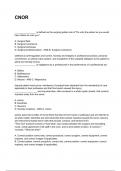 CNOR NEWEST 2025&sol;2026 ACTUAL EXAM COMPLETE QUESTIONS AND CORRECT DETAILED ANSWERS &lpar;VERIFIED ANSWERS&rpar; &vert;ALREADY GRADED A&plus;&vert;&vert;BRAND NEW&excl;&excl;
