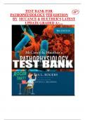TEST BANK FOR PATHOPHYSIOLOGY 9TH EDITION  BY MCCANCE &HUETHER&rsquo;S LATEST UPDATE GRADED A&plus;&period;&period; ISBN&period;&period; 9780323789899