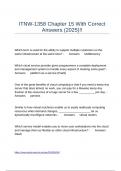 ITNW-1358 Chapter 15 With Correct Answers &lpar;2025&rpar;&excl;&excl;