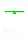 SKILLSUSA BOWL STUDY GUIDE QUESTIONS WITH COMPLETE ANSWERS