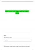 SKILLS USA HEALTH KNOWLEDGE BOWL QUESTIONS WITH COMPLETE ANSWERS