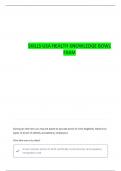 Skills USA Health Knowledge Bowl Practice Questions Set 2
