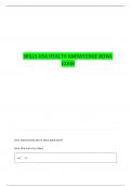 SKILLSUSA HEALTH KNOWLEDGE BOWL QUESTIONS WITH COMPLETE ANSWERS