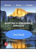 TEST BANK For Auditing & Assurance Services&colon; A Systematic Approach&comma; 12th Edition