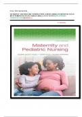 FULL TEST BANK FOR &lowbar; MATERNITY AND PEDIATRIC NURSING FIFTH&comma; NORTH AMERICAN EDITION BY SUSAN RICCI TERRI KYLE SUSAN CARMAN &lpar;2024&rpar; &vert;&vert; LATEST EDITION &vert;&vert;978-1975220419 COMPLETE GUIDE&vert;&vert;GRADE A&plus;                                                                   