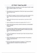 ATI TEAS 7&colon; Math Prep 2025