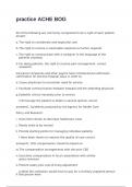 ACHE BOG  EXAM WITH 100&percnt; CORRECT ANSWERS 2025