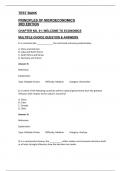 Test Bank For Principles of Microeconomics&comma; 3rd Edition&comma; OpenStax &semi; Test Bank Microeconomics OpenStax 3E &semi; All Chapters Covered