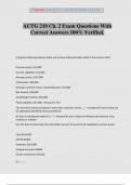 ACTG 210 Ch&period; 2 Exam Questions With Correct Answers 100&percnt; Verified&period;