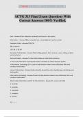 ACTG 313 Final Exam Questions With Correct Answers 100&percnt; Verified&period;