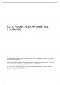 CCRN Neonatal
