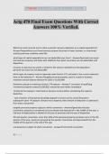 Actg 470 Final Exam Questions With Correct Answers 100&percnt; Verified&period;