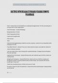 ACTG 474 Exam 2 Study Guide 100&percnt; Verified&period;