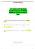 UFT IICRC ACTUAL EXAM  QUESTIONS AND CORRECT  ANSWERS GUARANTEED A&plus;  2025