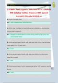 CALMHSA Peer Support Certification PT 10 Questions  With Detailed Verified Answers &lpar;100&percnt; Correct  Answers&rpar; &sol;Already Graded A&plus;