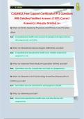 CALMHSA Peer Support Certification PT3 Questions  With Detailed Verified Answers &lpar;100&percnt; Correct  Answers&rpar; &sol;Already Graded A&plus;