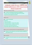 cardiopulm&colon; nursing 102 exam 3 Questions With  Detailed Verified Answers &lpar;100&percnt; Correct Answers&rpar;  &sol;Already Graded A&plus;