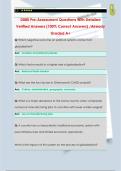 D080 Pre-Assessment Questions With Detailed  Verified Answers &lpar;100&percnt; Correct Answers&rpar; &sol;Already  Graded A&plus;