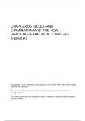 Chapter 05&colon; NCLEX-RN&reg; Examination and the New Graduate