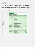ATLS STUDY GUIDE &sol; 210&plus; ACTUAL QUESTIONS AND ANSWERS &lpar;A&plus; GUIDE SOLUTION&rpar; 2025-2026&period; 