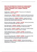 WGU C954 INFORMATION TECHNOLOGY MANAGEMENT  LATEST EXAM COMPLETE ACTUAL QUESTIONS AND  CORRECT ANSWERS &lpar;100&percnt; CORRECT VERIFIED  SOLUTIONS&rpar; 