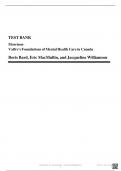 Test Bank - Morrison-Valfre&rsquo;s Foundations of Mental Health Care in Canada&comma; 1st Edition &lpar;Boris Bard-2022&rpar;perfect and latest solution