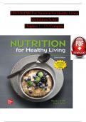 TEST BANK FOR NUTRITION FOR HEALTHY LIVING 6TH EDITION SCHIFF CHAPTERS 1 - 13&comma; COMPLETE