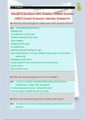 Nurs2010 Questions With Detailed Verified Answers  &lpar;100&percnt; Correct Answers&rpar; &sol;Already Graded A&plus;
