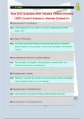 Nurs 2010 Questions With Detailed Verified Answers  &lpar;100&percnt; Correct Answers&rpar; &sol;Already Graded A&plus;