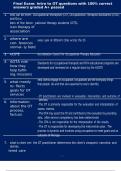 Final Exam&colon; Intro to OT questions with 100&percnt; correct answers graded A&plus; passed