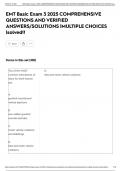 EMT Basic Exam 3 2025 COMPREHENSIVE QUESTIONS AND VERIFIED ANSWERS&sol;SOLUTIONS &vert;MULTIPLE CHOICES &vert;solved&excl;&excl;