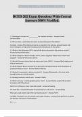 DCED 202 Exam Questions With Correct Answers 100&percnt; Verified&period;